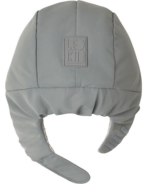 Leokid Cappello Invernale Trapper - Fjord Gray - Fodera in Pile - Idrorepellente Cappelli Invernali