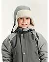 Leokid Cappello Invernale Trapper - Fjord Gray - Fodera in Pile - Idrorepellente Cappelli Invernali