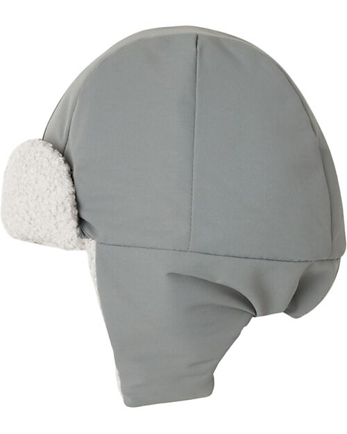 Leokid Cappello Invernale Trapper - Fjord Gray - Fodera in Pile - Idrorepellente Cappelli Invernali