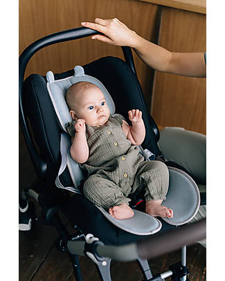 Leokid Fodera Estiva 3D - Ardesia - per Seggiolino Auto + Passeggino Accessori Seggiolini Auto