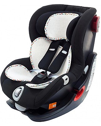 Leokid Fodera Estiva 3D - Coriandoli Classic - per Seggiolino Auto + Passeggino Accessori Seggiolini Auto