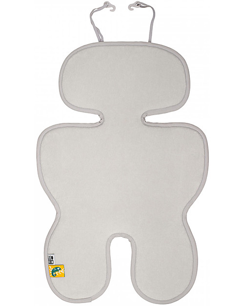 Leokid Fodera Estiva 3D Doppia - Animali/Bianco - per Seggiolino Auto + Passeggino Accessori Seggiolini Auto