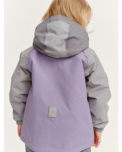Leokid Giacca da Neve - Lilac Gray - con Tasche Frontali Giacche