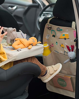 Leokid Organizer da Viaggio - Avventura - per Sedile Auto Contenitori Porta Giochi_