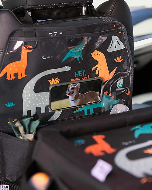 Leokid Organizer da Viaggio - Hey Dino - con Tasca per Tablet Contenitori Porta Giochi
