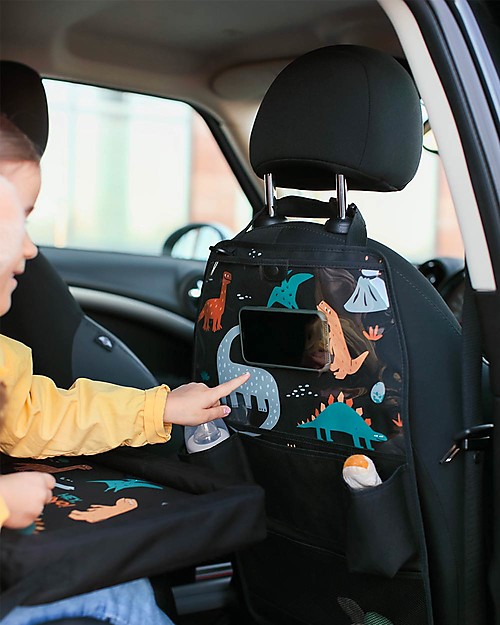 Leokid Organizer da Viaggio - Hey Dino - con Tasca per Tablet Contenitori Porta Giochi