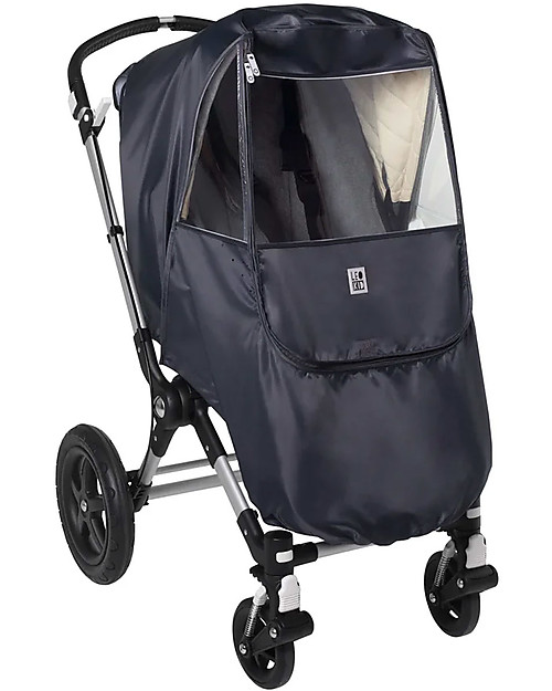 Leokid Parapioggia Universale per Passeggino - Grigio Magnet - Impermeabile Parapioggia