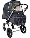 Leokid Parapioggia Universale per Passeggino - Grigio Magnet - Impermeabile Parapioggia