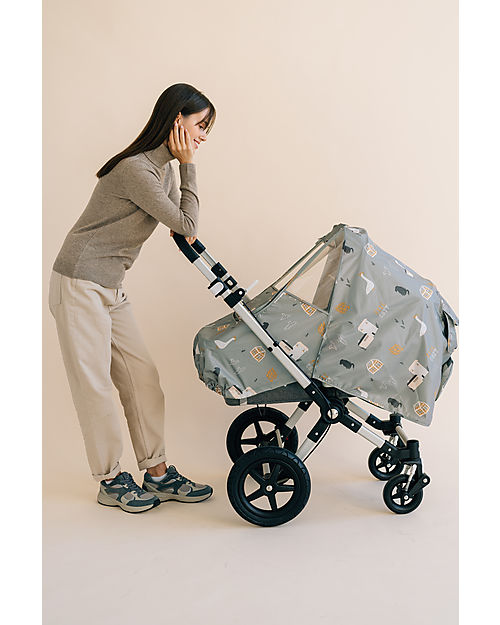 Leokid Parapioggia Universale per Passeggino - Morris - Impermeabile Parapioggia