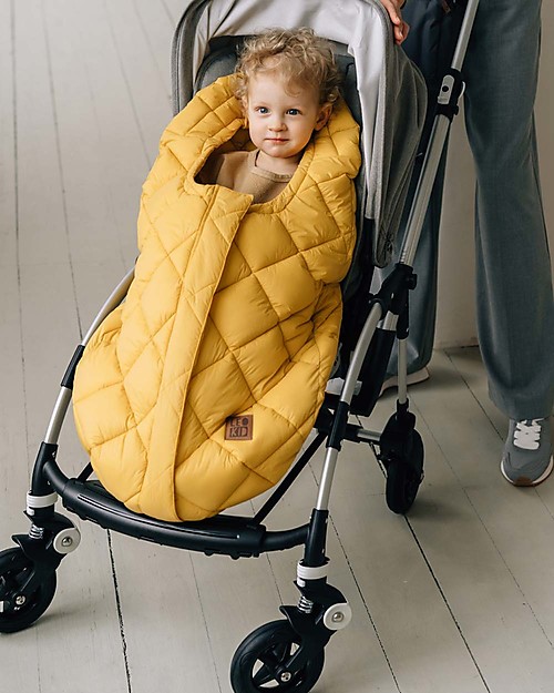 Leokid Sacco Universale per Passeggino - Giallo - Resistente fino a -10° Sacchi Passeggino