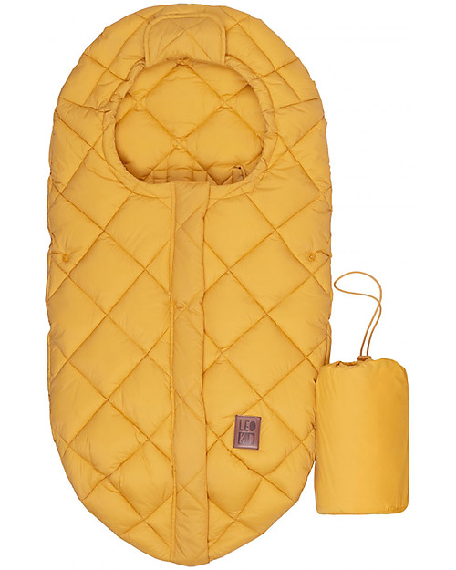 Leokid Sacco Universale per Passeggino - Giallo - Resistente fino a -10° Sacchi Passeggino
