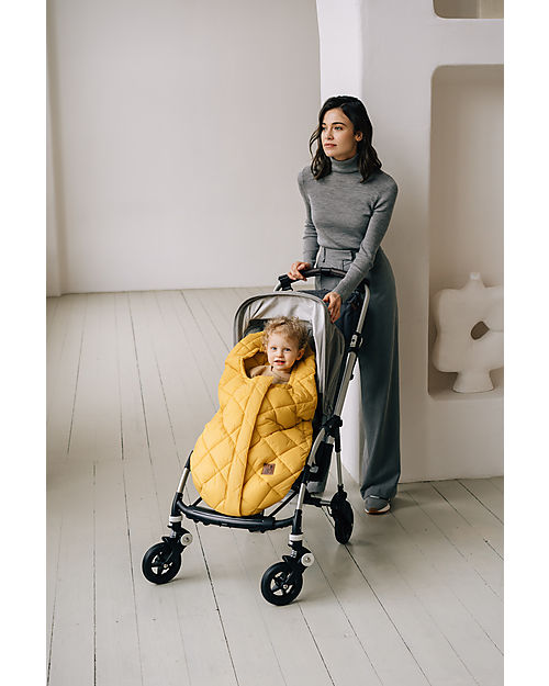 Leokid Sacco Universale per Passeggino - Giallo - Resistente fino a -10° Sacchi Passeggino