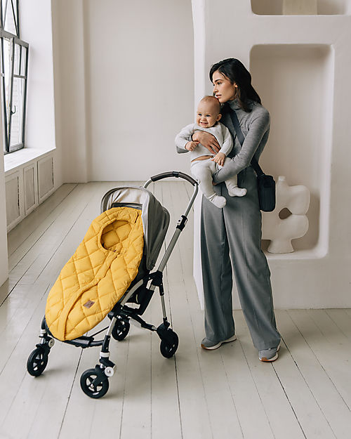 Leokid Sacco Universale per Passeggino - Giallo - Resistente fino a -10° Sacchi Passeggino