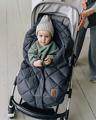 Leokid Sacco Universale per Passeggino - Grigio - Resistente fino a -10° Sacchi Passeggino