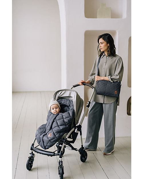 Leokid Sacco Universale per Passeggino - Grigio - Resistente fino a -10° Sacchi Passeggino