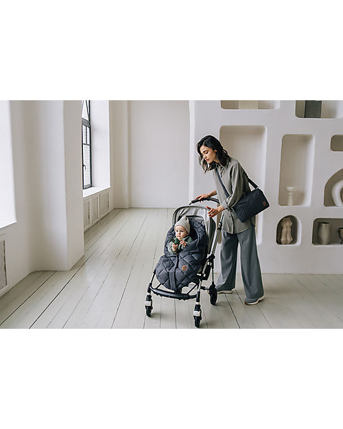 Leokid Sacco Universale per Passeggino - Grigio - Resistente fino a -10° Sacchi Passeggino