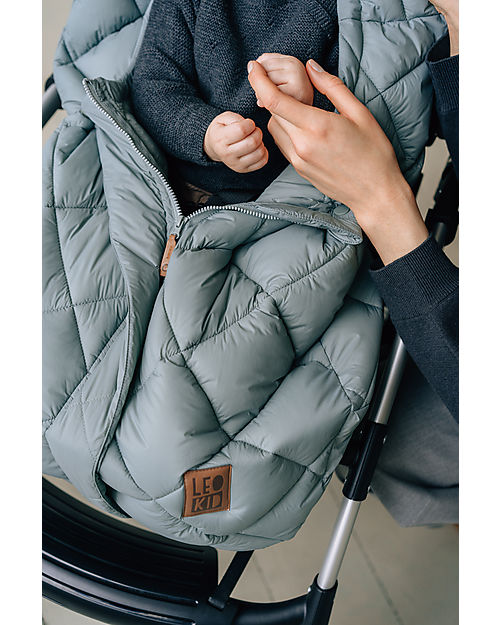 Leokid Sacco universale per Passeggino - Nebbia - Resistente fino a -10° Sacchi Passeggino
