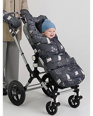 Leokid Sacco Universale Transformer per Passeggino - Forest Bathing - Parte inferiore Rimovibile Sacchi Passeggino