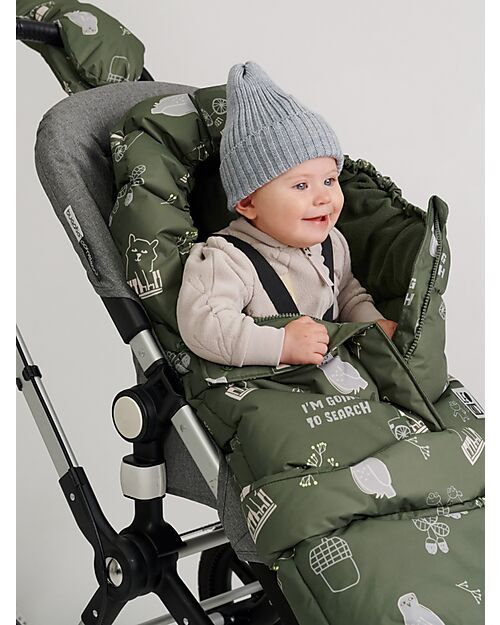 Leokid Sacco Universale Transformer per Passeggino - I'm Going to Search - Parte inferiore Rimovibile Sacchi Passeggino