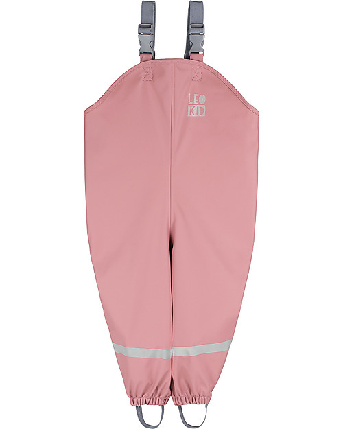 Leokid Salopette Impermeabile - Rosa - Elastica e Regolabile Salopette