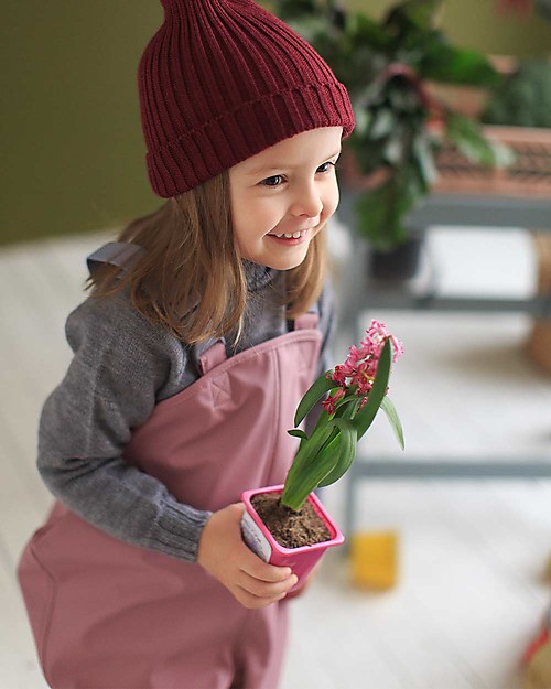 Leokid Salopette Impermeabile - Rosa - Elastica e Regolabile Salopette