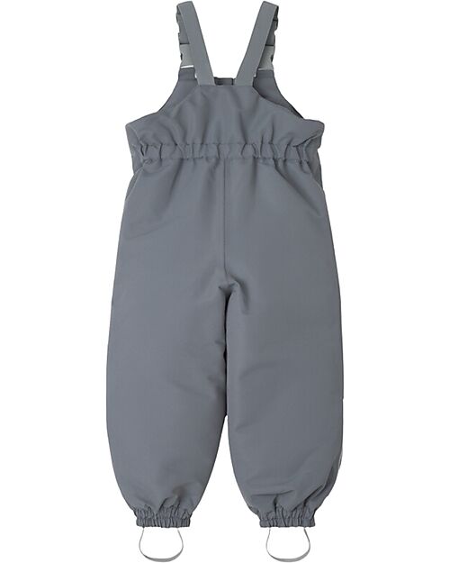 Leokid Salopette Invernale Impermeabile - Color Block Fjord Gray - con Bretelle Regolabili Salopette