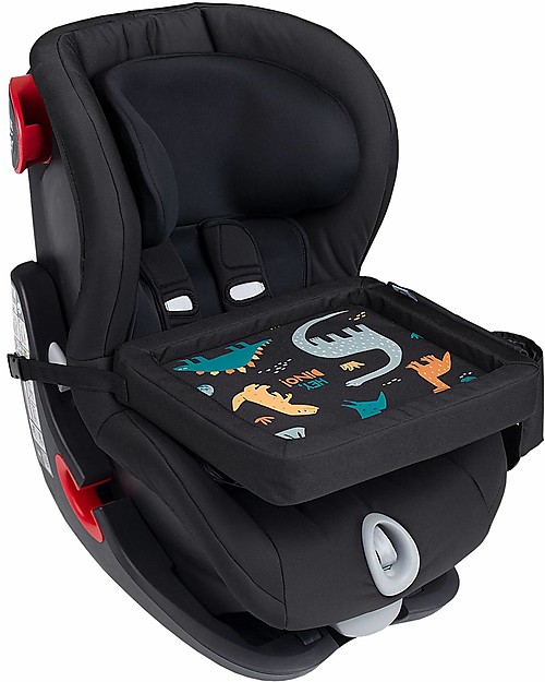 Leokid Tavolino da Viaggio Universale - Hey Dino - per Seggiolino Auto Accessori Seggiolini Auto