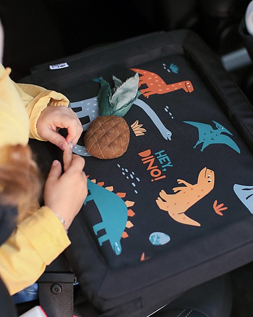 Leokid Tavolino da Viaggio Universale - Hey Dino - per Seggiolino Auto Accessori Seggiolini Auto
