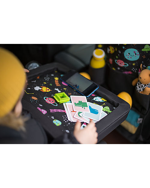 Leokid Tavolino da Viaggio Universale - Pianeti Divertenti - per Seggiolino Auto Accessori Seggiolini Auto