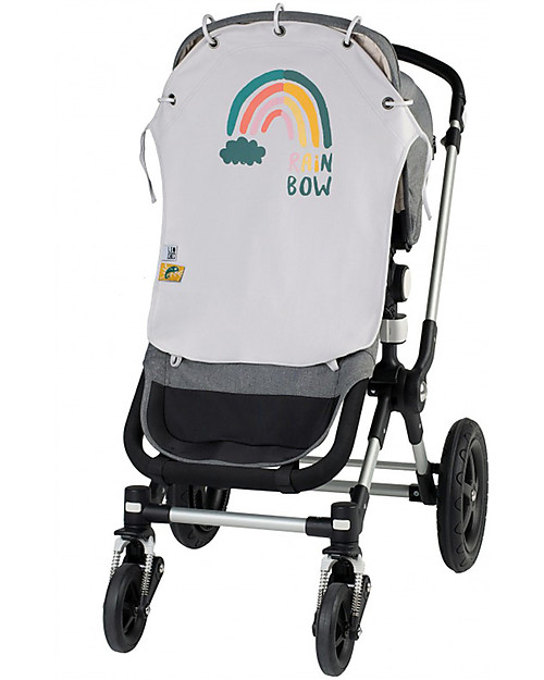 Leokid Telo Parasole per Passeggino - Arcobaleno - Protezione dai Raggi UV Accessori Vari