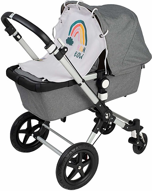Leokid Telo Parasole per Passeggino - Arcobaleno - Protezione dai Raggi UV Accessori Vari