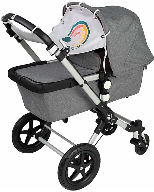 Leokid Telo Parasole per Passeggino - Arcobaleno - Protezione dai Raggi UV Accessori Vari