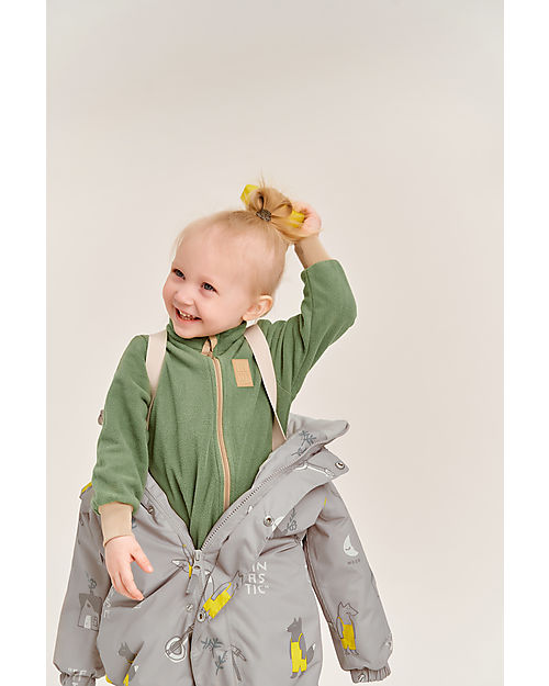 Leokid Tuta da Neve Impermeabile e Foderata - Beige - Fantastic - Calda e Coprente! Tute Invernali