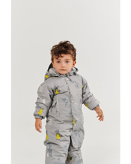 Leokid Tuta da Neve Impermeabile e Foderata - Beige - Fantastic - Calda e Coprente! Tute Invernali