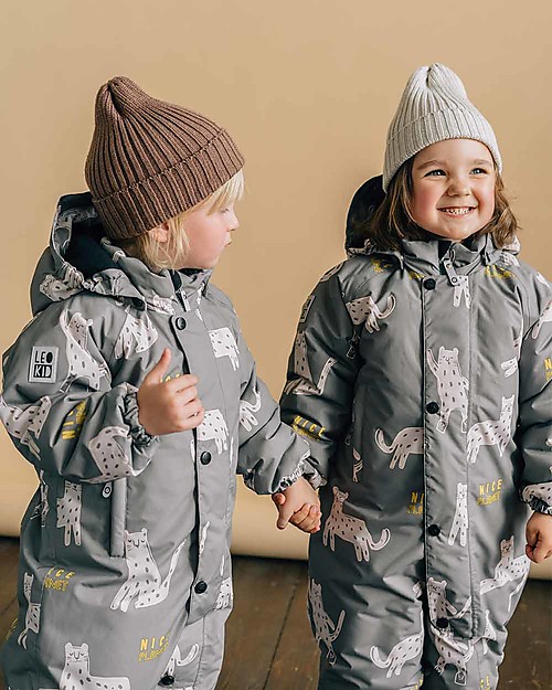 Leokid Tuta da Neve Impermeabile e Foderata - Vincent - Calda e Coprente! Tute Invernali