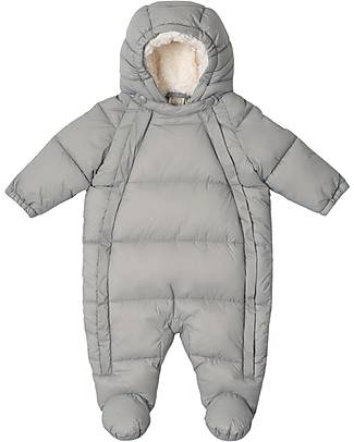 Leokid Tuta Intera da Passeggio - Gray Mist - Antivento e Isolante fino a -15°C! Tute Invernali