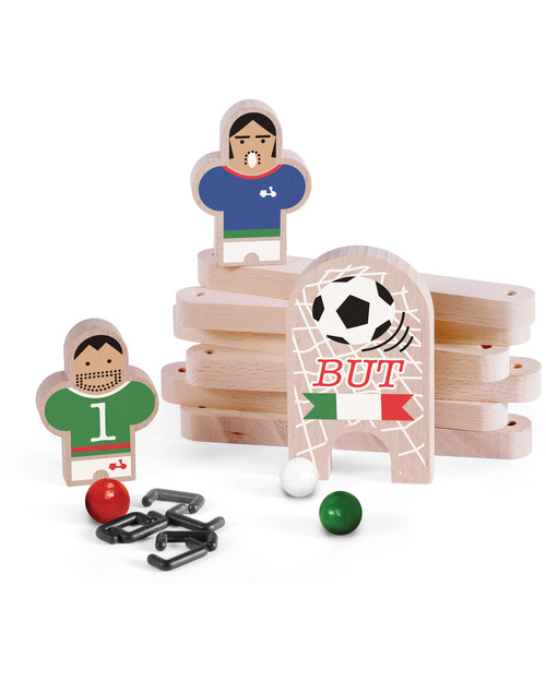 Les Jouets Libres Football Club Italia - Portogallo (Gioco del Calcio con Biglie) - Edizione Limitata! Giochi di una Volta