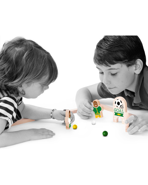Les Jouets Libres Football Cup Team II (Gioco del Calcio con Biglie) - Edizione Limitata! (Italia, Francia, Belgio, Brasile) Giochi di una Volta