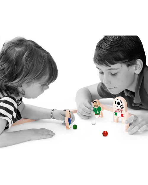 Les Jouets Libres Football Cup Team II (Gioco del Calcio con Biglie) - Edizione Limitata! (Italia, Francia, Belgio, Brasile) Giochi di una Volta