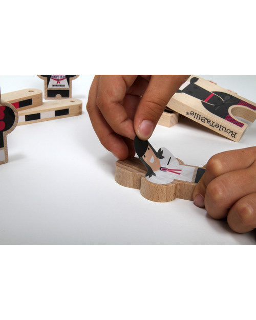 Les Jouets Libres Roulletabille Pony Club “La Corsa dei Cavalli” (Gioco in Legno con Biglie) - Edizione Limitata! Giochi di una Volta