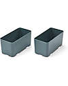 Liewood 2 Contenitori Jamal L - Blu - Plastica Riciclata -  10.2x21x10.5cm Contenitori Portaoggetti