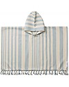 Liewood Accappatoio Poncho Roomie - Righe Blu/Sabbia - 100% Cotone Bio Accappatoi e Asciugamani