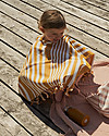 Liewood Accappatoio Poncho Roomie, Righe Crema/Senape - 100% cotone bio Accappatoi e Asciugamani