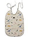 Liewood Bavaglino Impermeabile con Tasca Lai, Dino Mix - 100% materiale riciclato! Bavagli Impermeabili con Tasca