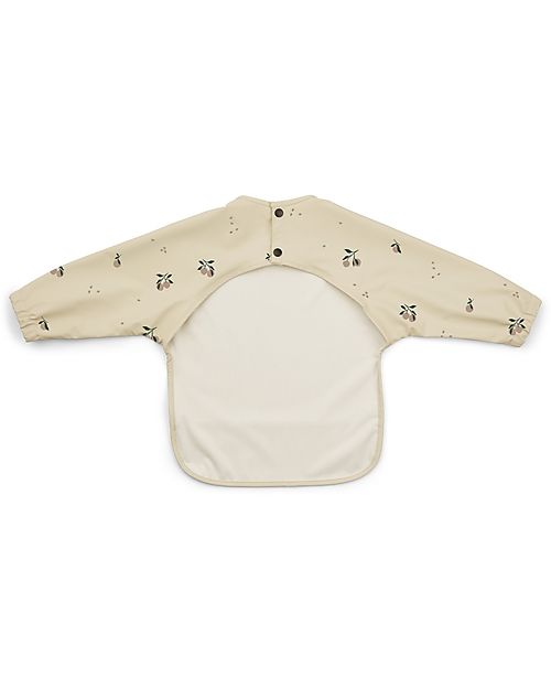 Liewood Bavaglio Impermeabile con Maniche e Tasca Merle - Peach/Sea Shell Mix - 100% Materiale Riciclato! Bavagli con Maniche