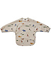 Liewood Bavaglio Impermeabile con Maniche e Tasca Merle - Safari/Sabbia - 100% Materiale Riciclato! Bavagli con Maniche
