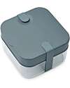 Liewood Bento Box Amandine - Tritan e Silicone - Sea Blue / Whale Blue Porta Merenda