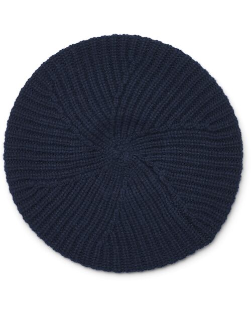 Liewood Berretto alla Francese Borg - Blu Navy - Lana e Cotone Cappelli Invernali