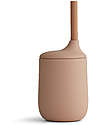 Liewood Bicchiere con Cannuccia Ellis - Rosa Scuro/Terracotta - 230 ml Bicchieri