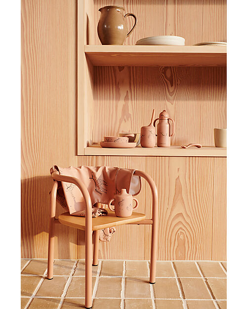 Liewood Bicchiere con Cannuccia Ellis - Unicorno - Pale Tuscany - 230 ml Bicchieri